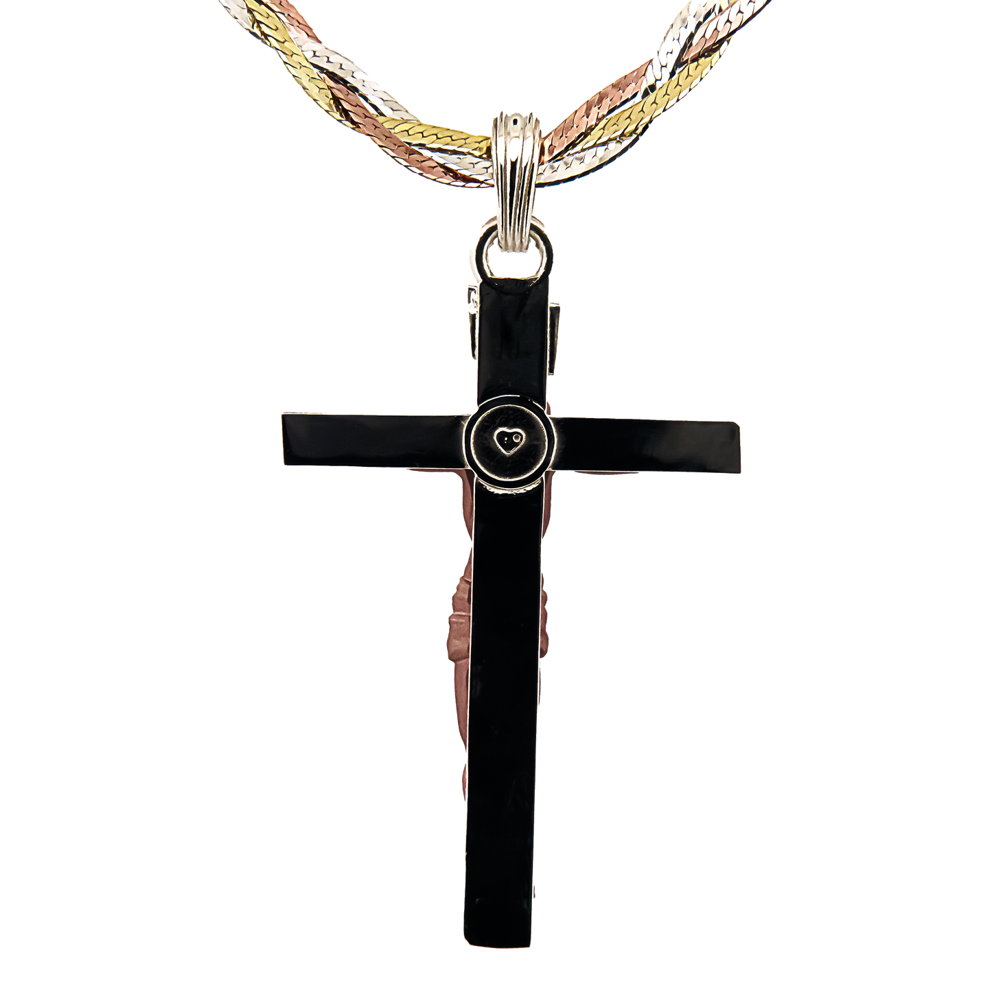 "Micro Crucifix" - Cross - Pendant - Diamonds