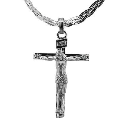 "Micro Crucifix" - Cross - Pendant - Diamonds