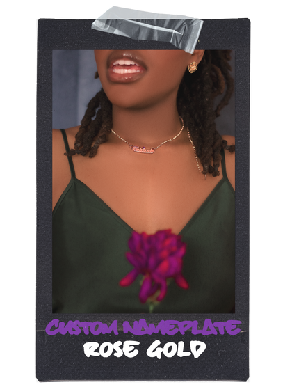 Finished custom name chain example