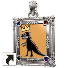 Jean-Michel Basquiat Pez Dispenser Gallery Pendant