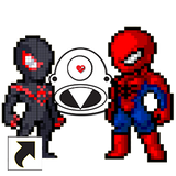 The Spider-Man Dual Identity Diamond Stud Earrings